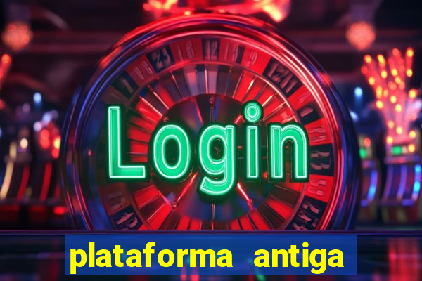 plataforma antiga de jogos